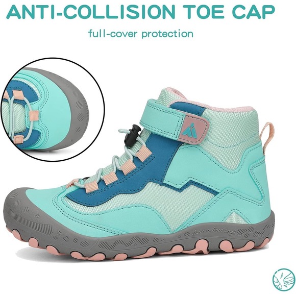 New MISHANSHA Water Resistant Hiking Boots Anti Skid Shoes Teal Sz 7 38 - Picture 5 of 16